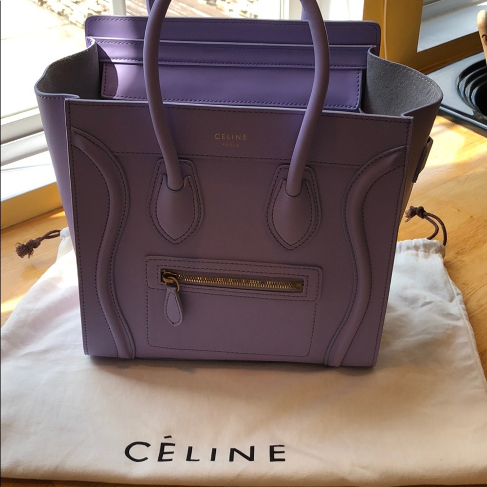 Celine limited edition light lavender color bag